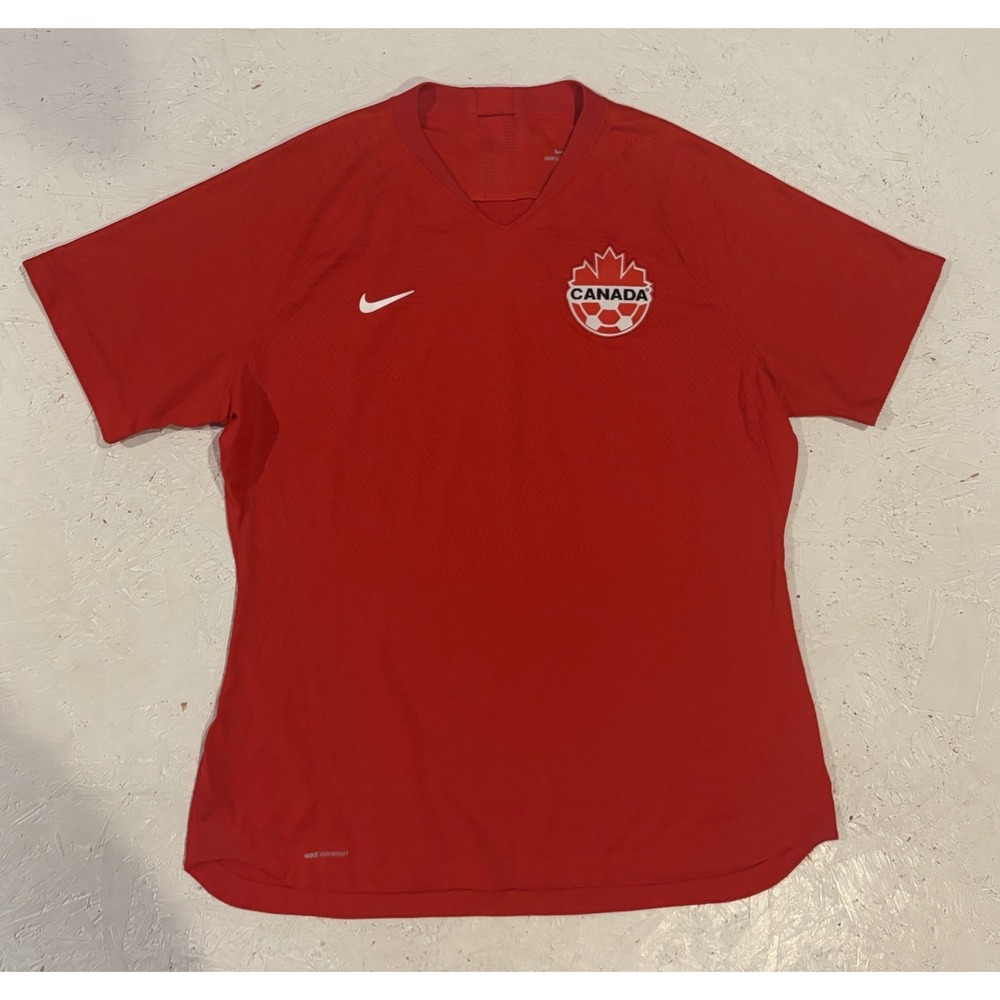 Nike Vaporknit Canada 2019 World Cup Home Soccer Jersey Womens XL AQ2727-657